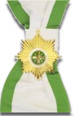 Schulterband zum St.-Sebastianus-Ehrenkreuz